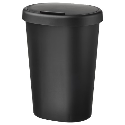 سطل درب دار مشکی 8 لیتر HOLASS