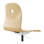 صندلی چرخشی سفید با روکش توس ایکیا VAGSBERG