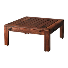 میز/چهارپایه مربع چوبی ایکیا APPLARO